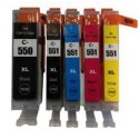 Pack 5 cartouches compatibles CANON imprimante PIXMA MG5550